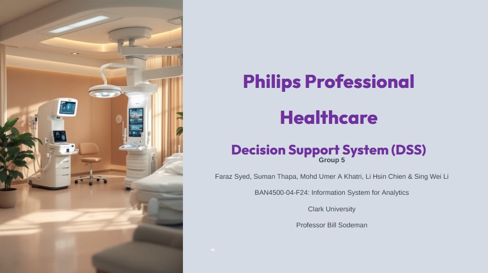 Philips Healthcare DSS Strategy
